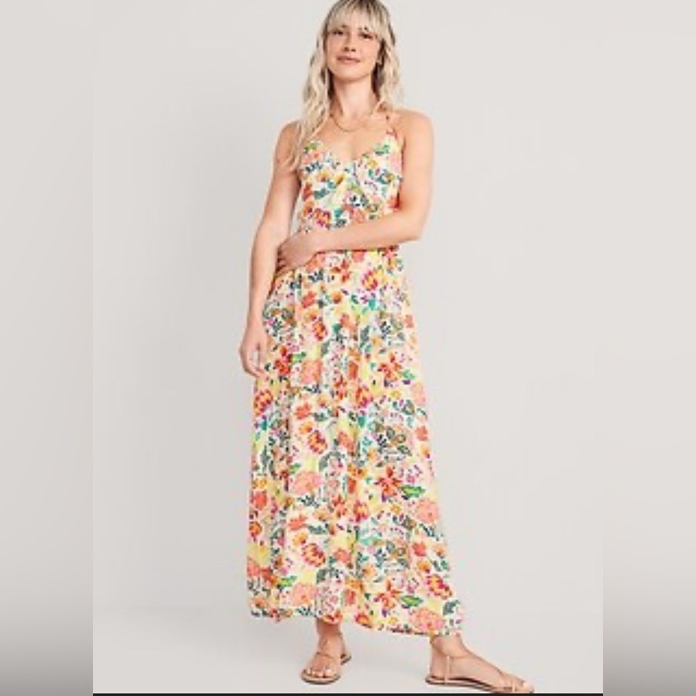 Old Navy Floral Maxi Dress - Multicolor
